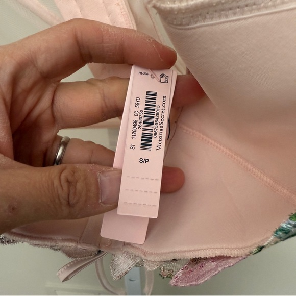 VICTORIA’S SECRET FLORAL LACE CORSET TOP new with tags size S - Picture 5 of 7